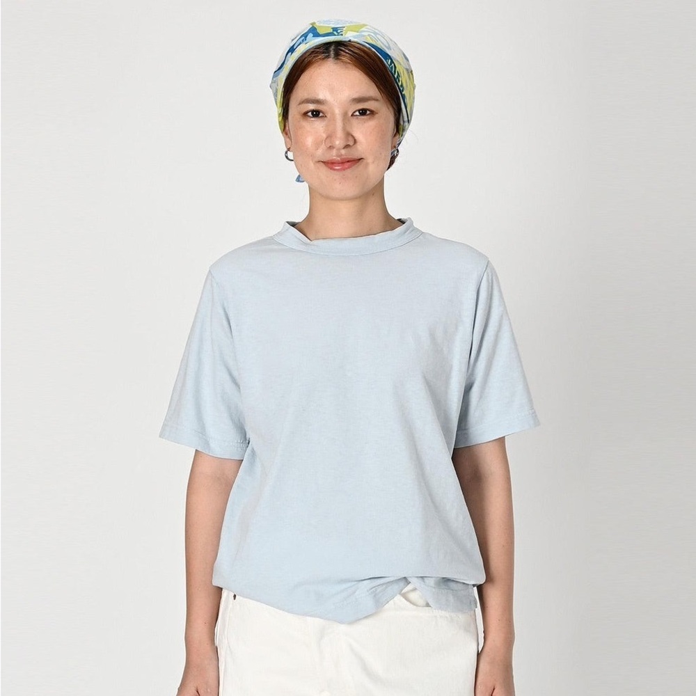 45Rpm Short Sleeve Embroidered Logo 908 Unisex Cotton Top Japan Oversized